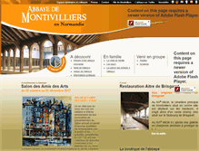 Tablet Screenshot of abbaye-montivilliers.fr